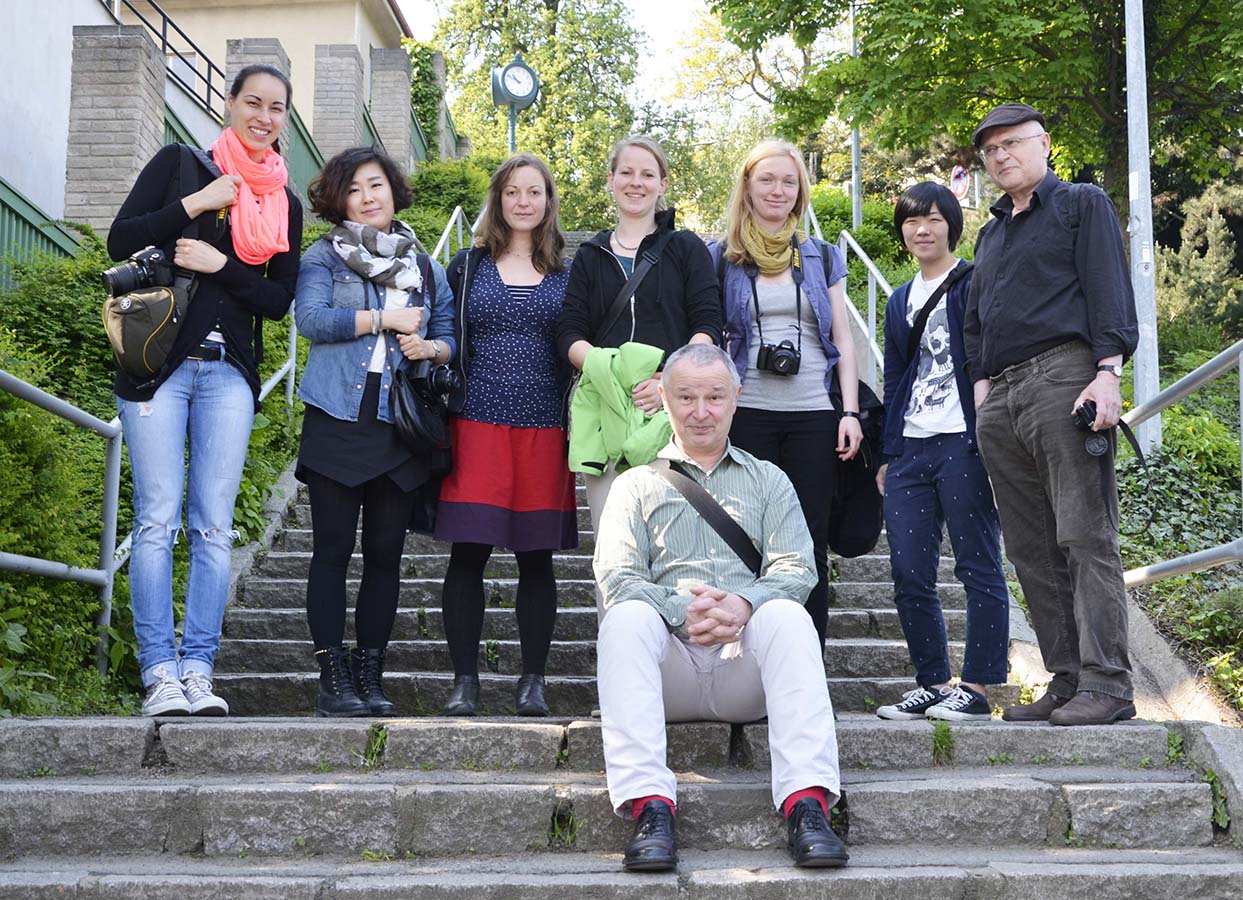 Prof. Kittel, Dr. Walter Scheiffele mit uns unterwegs, Foto Lenzendorf