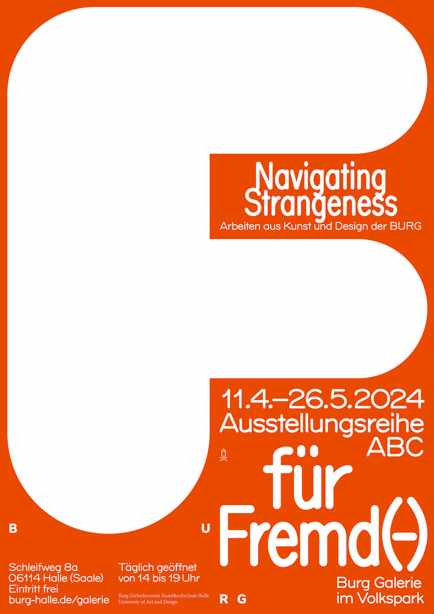 Plakat: Navigating Strangeness - F für Fremd(-)