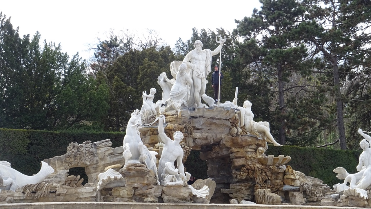 Neptunbrunnen, Schloss Schönbrunn, Wien 2024, Foto: Gustav Henno Stolze