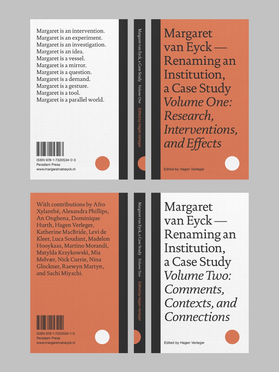 Hagen Verleger (Hg.): Margaret van Eyck – Renaming an Institution, a Case Study; zwei Bände, 2018.
